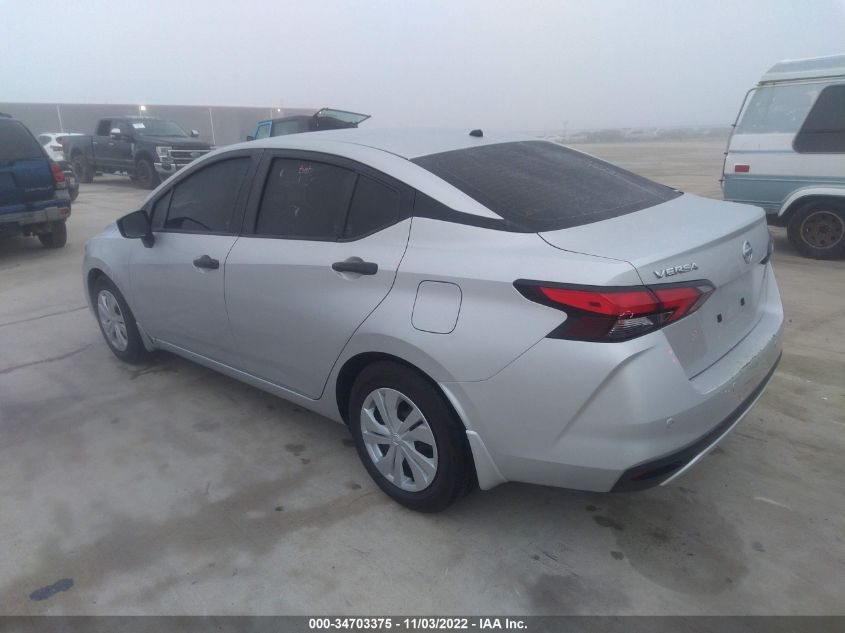 2022 NISSAN VERSA S VIN: 3N1CN8DV3NL839477