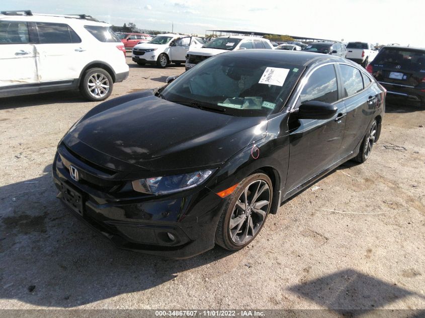 2021 HONDA CIVIC SEDAN SPORT VIN: 2HGFC2F87MH533329