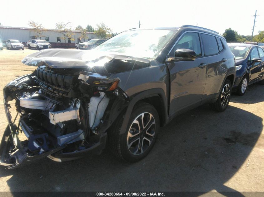 2022 JEEP COMPASS LIMITED VIN: 3C4NJDCB3NT102118