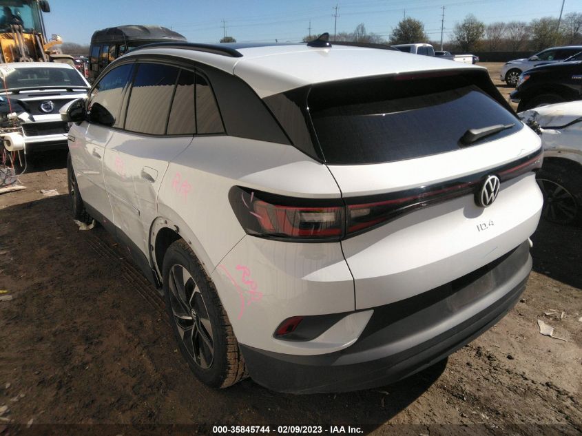 2022 VOLKSWAGEN ID.4 PRO S VIN: WVGTMPE20NP062349
