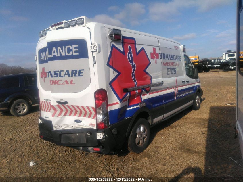 2020 FORD TRANSIT CARGO VAN VIN: 1FDBR1CG4LKB50307