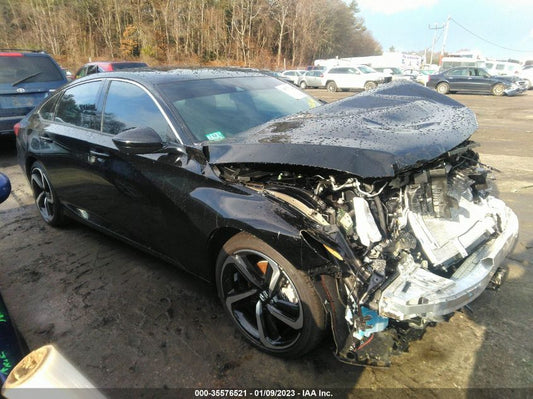 2022 HONDA ACCORD SEDAN SPORT VIN: 1HGCV2F33NA021181