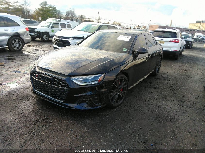 2021 AUDI S4 PRESTIGE VIN: WAUC4AF47MA086759