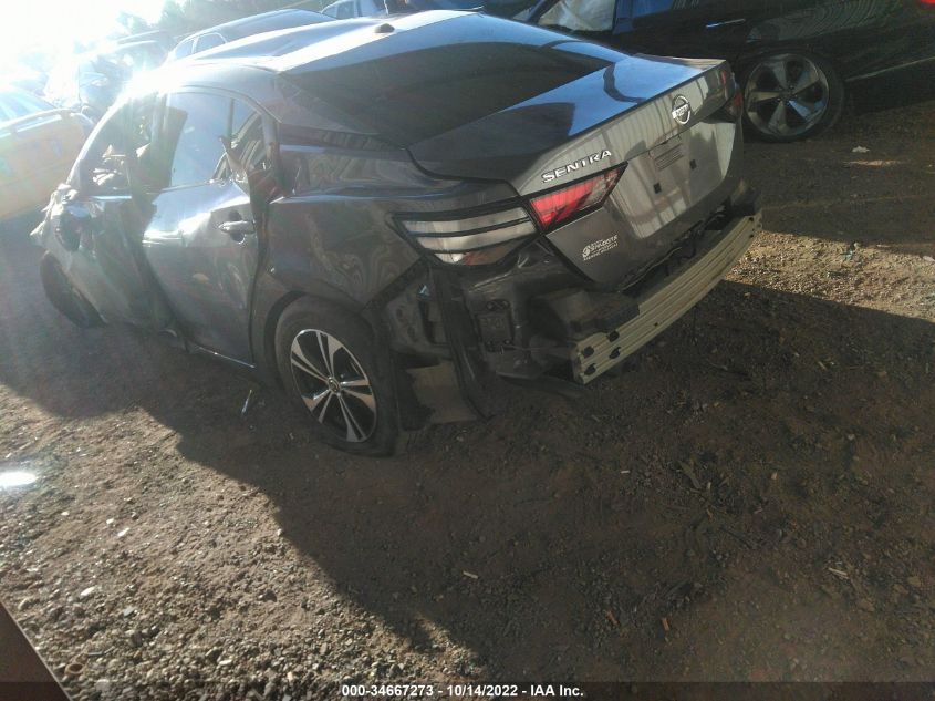 2021 NISSAN SENTRA SV VIN: 3N1AB8CVXMY268525