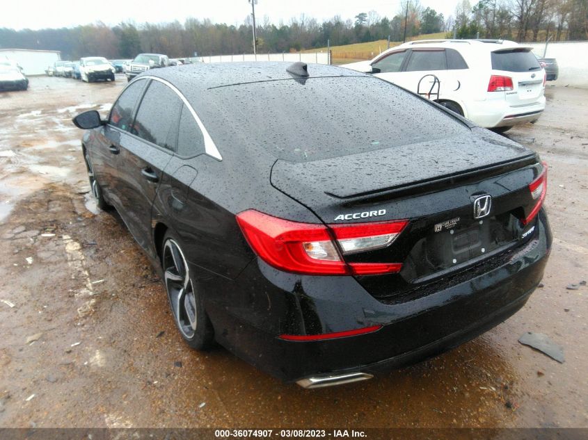 2022 HONDA ACCORD SEDAN SPORT VIN: 1HGCV1F35NA098967