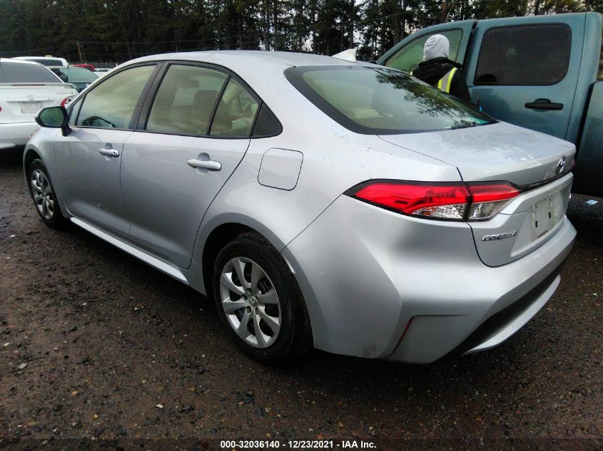 2020 TOYOTA COROLLA LE VIN: JTDEPRAE5LJ085741