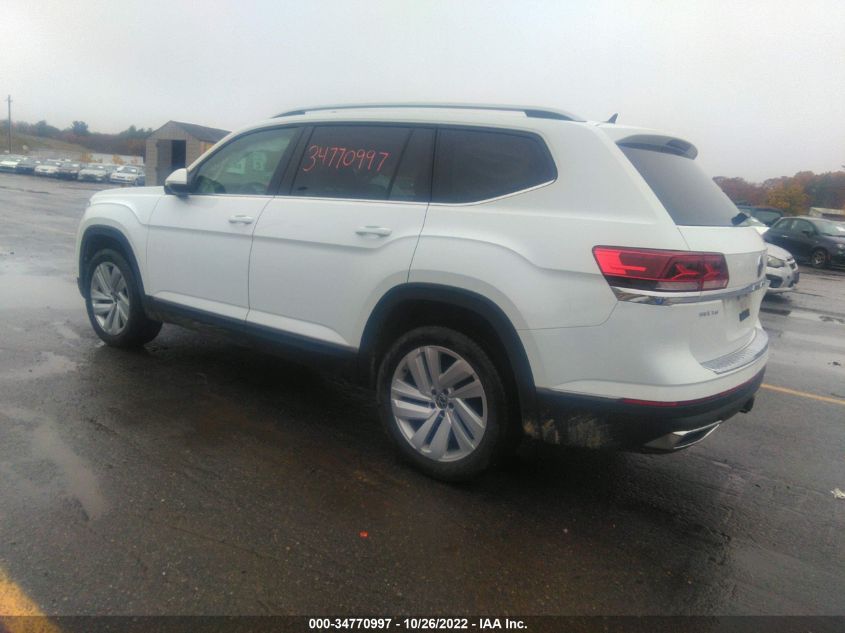 2021 VOLKSWAGEN ATLAS 3.6L V6 SEL VIN: 1V2BR2CA2MC594883