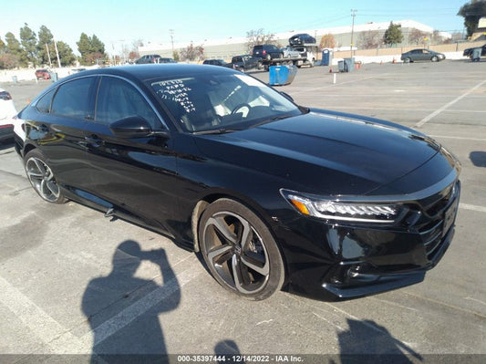 2021 HONDA ACCORD SEDAN SPORT SE VIN: 1HGCV1F42MA111889