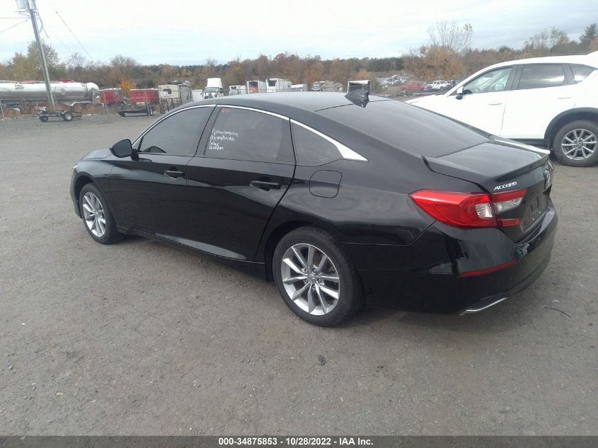 2021 HONDA ACCORD SEDAN LX VIN: 1HGCV1F19MA038459