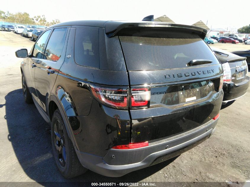 2021 LAND ROVER DISCOVERY SPORT S VIN: SALCJ2FXXMH890453
