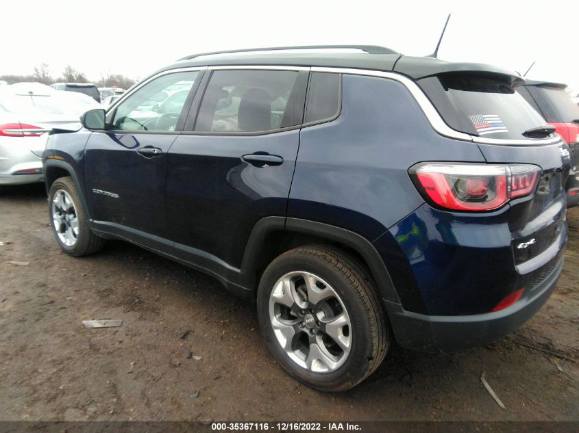 2020 JEEP COMPASS LIMITED VIN: 3C4NJDCBXLT216095