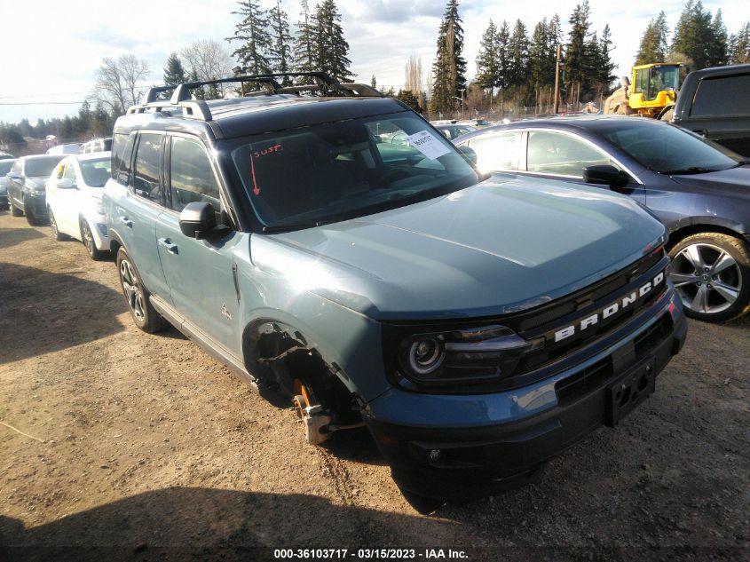 2022 FORD BRONCO SPORT OUTER BANKS VIN: 3FMCR9C68NRD35226