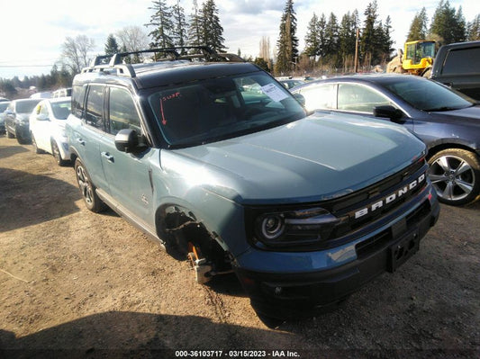2022 FORD BRONCO SPORT OUTER BANKS VIN: 3FMCR9C68NRD35226