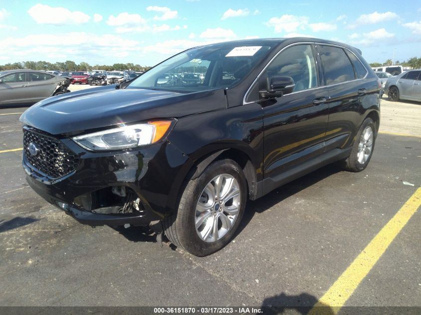 2022 FORD EDGE TITANIUM VIN: 2FMPK4K94NBA44838