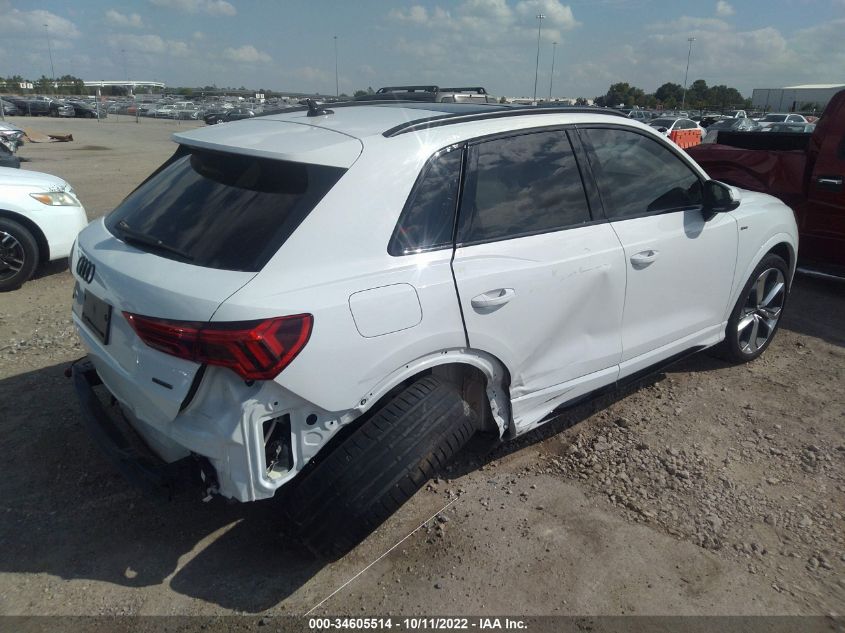 2021 AUDI Q3 S LINE PREMIUM PLUS VIN: WA1EECF35M1125760