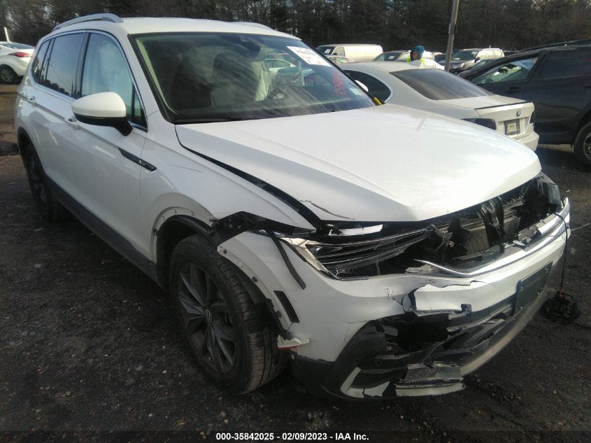 2022 VOLKSWAGEN TIGUAN SE VIN: 3VV3B7AX3NM053695