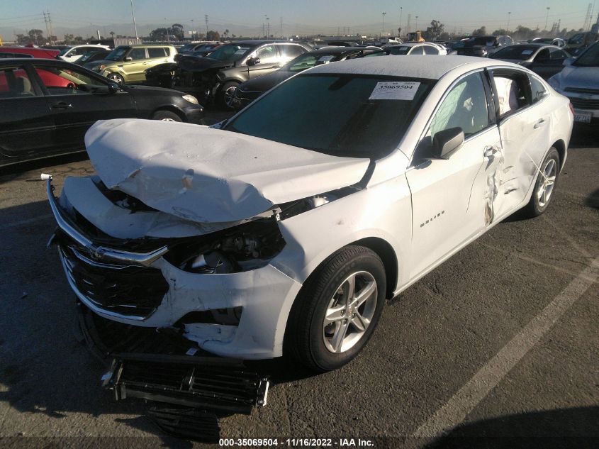 2022 CHEVROLET MALIBU LS VIN: 1G1ZB5ST2NF189981