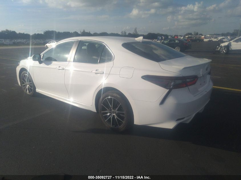 2022 TOYOTA CAMRY SE VIN: 4T1G11AK4NU629788
