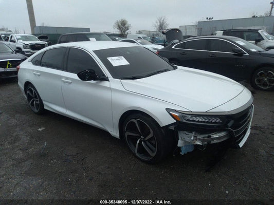 2021 HONDA ACCORD SEDAN SPORT VIN: 1HGCV1F32MA105758
