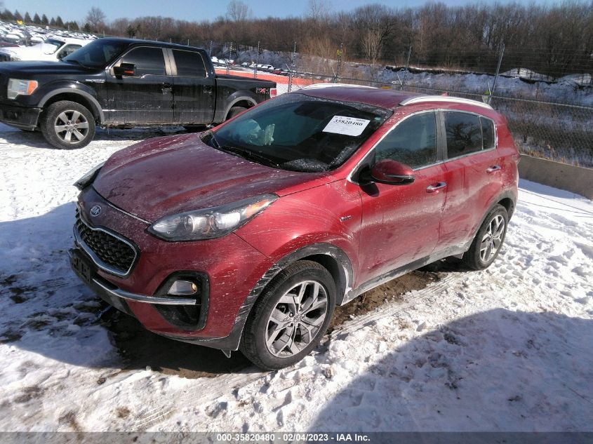 2021 KIA SPORTAGE EX VIN: KNDPNCAC7M7873302