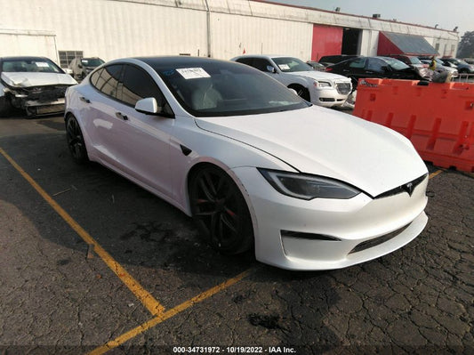 2022 TESLA MODEL S PLAID VIN: 5YJSA1E6XNF485815