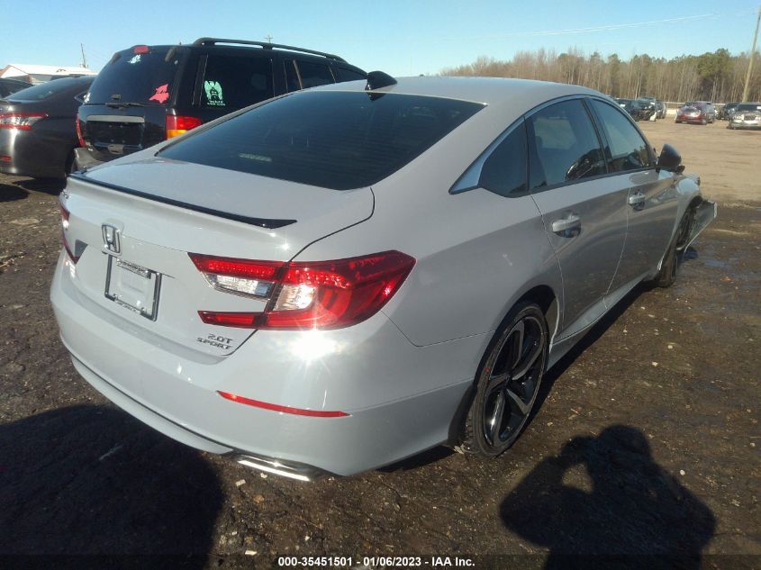 2022 HONDA ACCORD SEDAN SPORT VIN: 1HGCV2F34NA020962