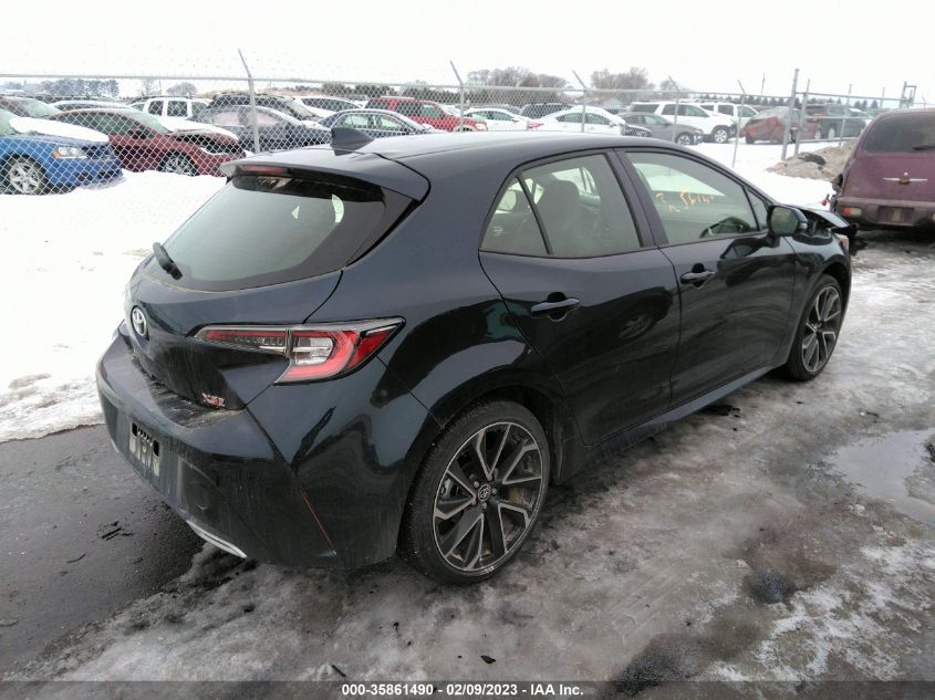 2022 TOYOTA COROLLA HATCHBACK XSE VIN: JTNA4MBE9N3175826