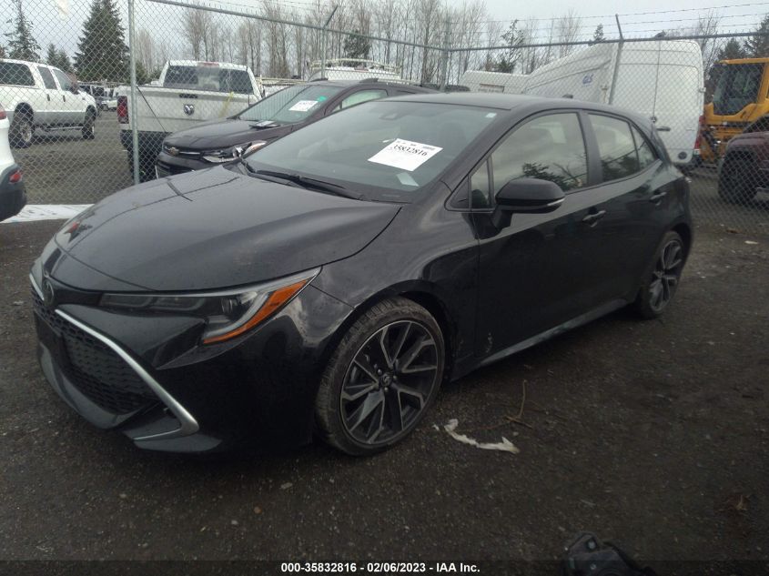 2022 TOYOTA COROLLA HATCHBACK XSE VIN: JTNC4MBE9N3187418