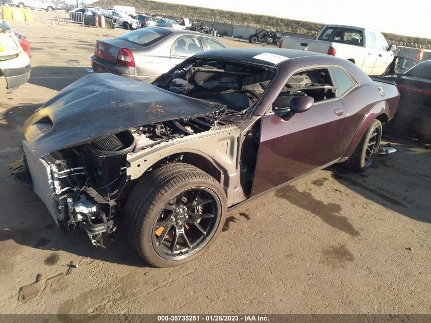 2021 DODGE CHALLENGER SRT HELLCAT REDEYE VIN: 2C3CDZL97MH618289
