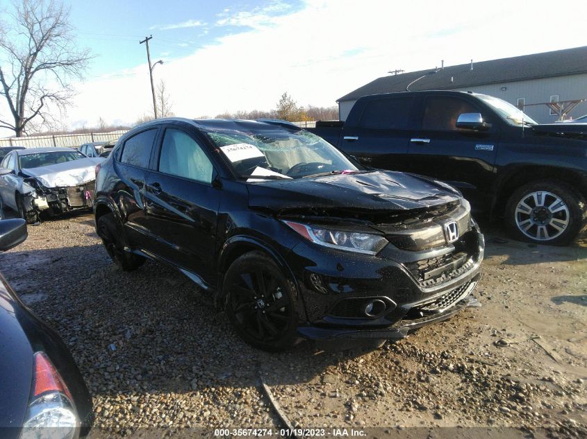 2022 HONDA HR-V SPORT VIN: 3CZRU6H18NM751891