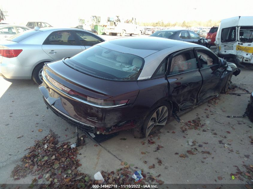 2022 LUCID AIR GRAND TOURING VIN: 50EA1GBA3NA003262