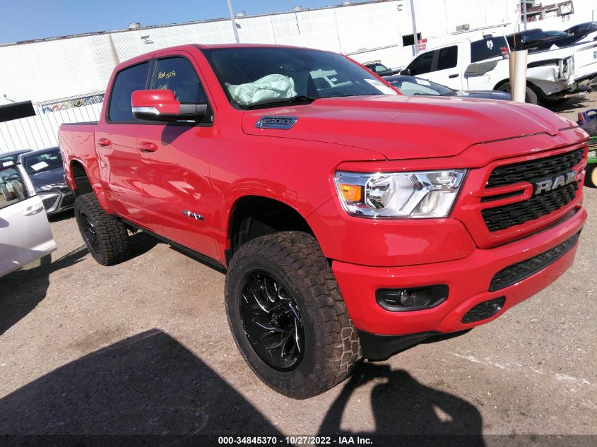 2022 RAM 1500 LONE STAR VIN: 1C6SRFFT6NN418728