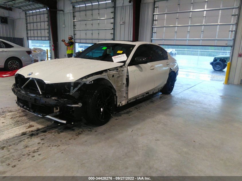 2022 BMW 3 SERIES 330I VIN: 3MW5R1J04N8C30358