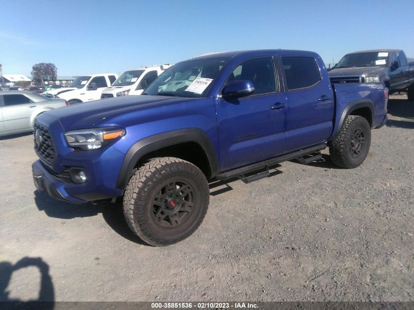 2022 TOYOTA TACOMA 4WD SR/SR5/TRD SPORT VIN: 3TMCZ5AN2NM488530