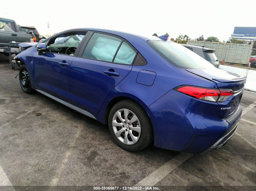 2021 TOYOTA COROLLA SE/NIGHTSHADE/APEX SE VIN: 5YFS4MCE6MP072571