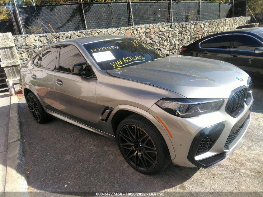 2022 BMW X6 M VIN: 5YMCY0C0XN9L75955