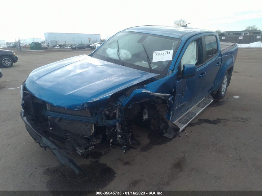 2021 CHEVROLET COLORADO 2WD LT VIN: 1GCGSCENXM1153600