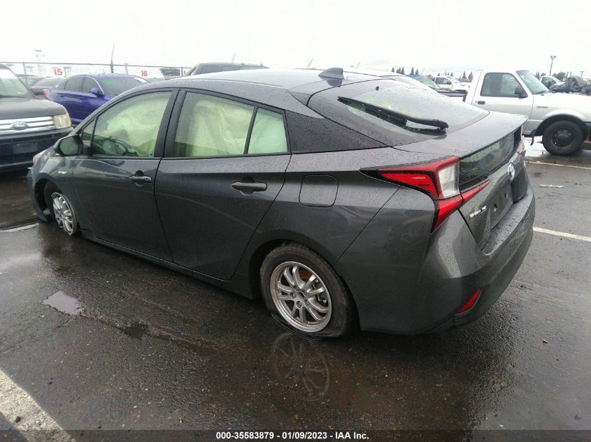 2022 TOYOTA PRIUS L VIN: JTDKAMFU0N3157993