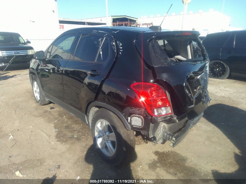 2020 CHEVROLET TRAX LS VIN: 3GNCJKSB9LL283890