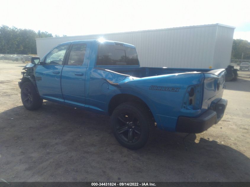 2021 RAM 1500 CLASSIC WARLOCK VIN: 1C6RR7GG8MS556289