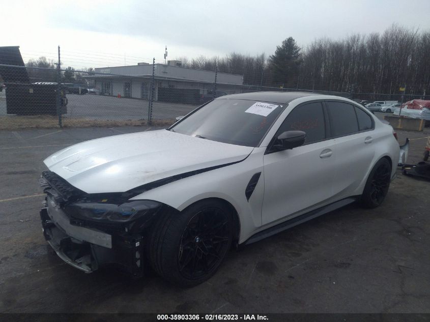2022 BMW M3 COMPETITION XDRIVE VIN: WBS43AY08NFM29645