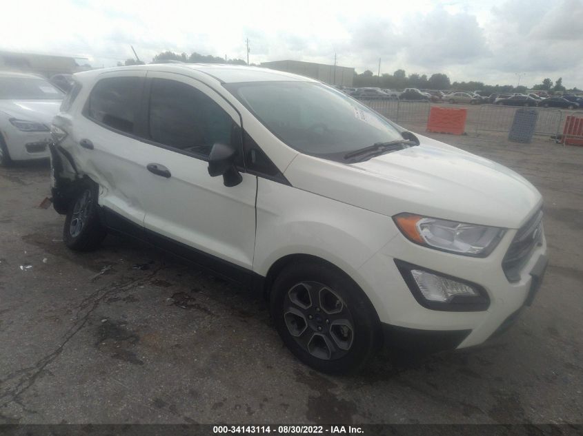 2021 FORD ECOSPORT S VIN: MAJ3S2FEXMC448424