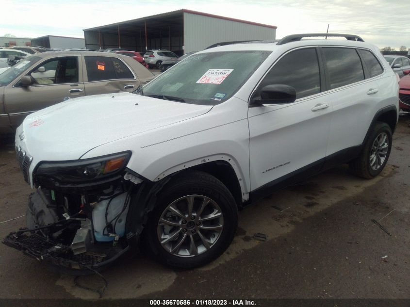 2022 JEEP CHEROKEE LATITUDE LUX VIN: 1C4PJMMX0ND501836