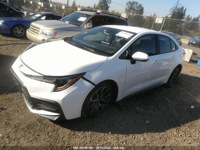 2022 TOYOTA COROLLA SE/SE NIGHTSHADE/APEX SE VIN: JTDS4MCE3N3509842