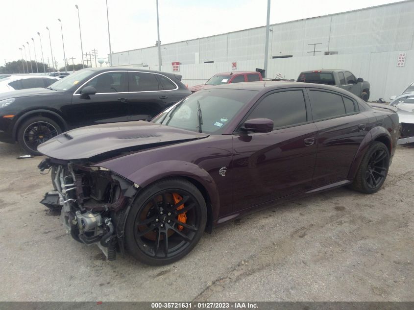 2022 DODGE CHARGER SRT HELLCAT WIDEBODY VIN: 2C3CDXL98NH102626