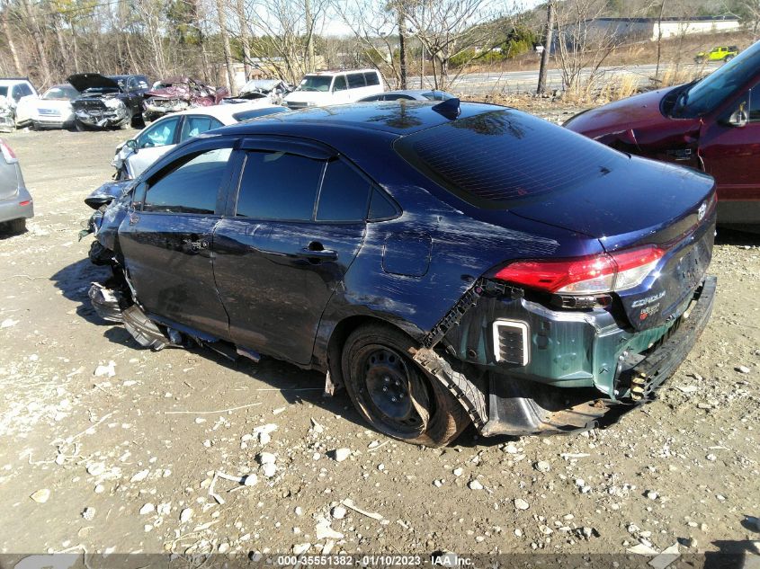 2022 TOYOTA COROLLA LE VIN: JTDEPMAEXNJ199322