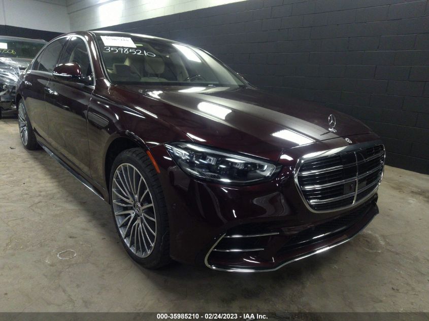 2022 MERCEDES-BENZ S-CLASS S 500 VIN: W1K6G6DB5NA121831