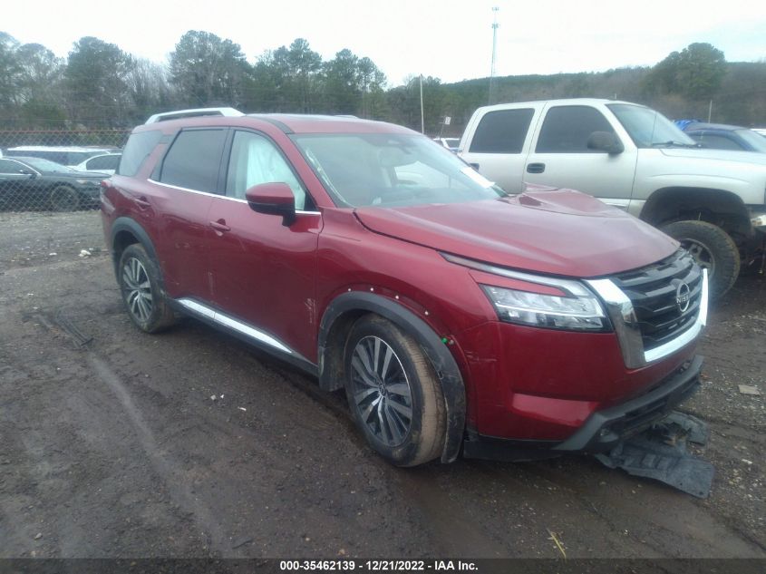 2022 NISSAN PATHFINDER PLATINUM VIN: 5N1DR3DKXNC268530