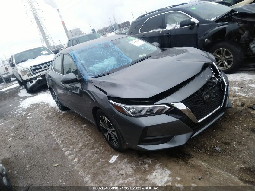 2022 NISSAN SENTRA SV VIN: 3N1AB8CV4NY248658