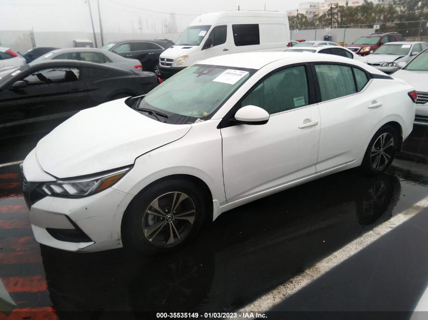 2022 NISSAN SENTRA SV VIN: 3N1AB8CV0NY298246